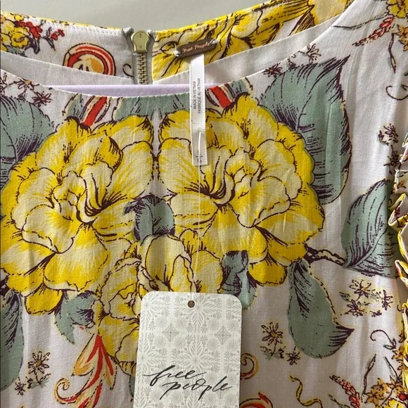 Free People NWT Yara Mini Dress Size L - Picture 3 of 9